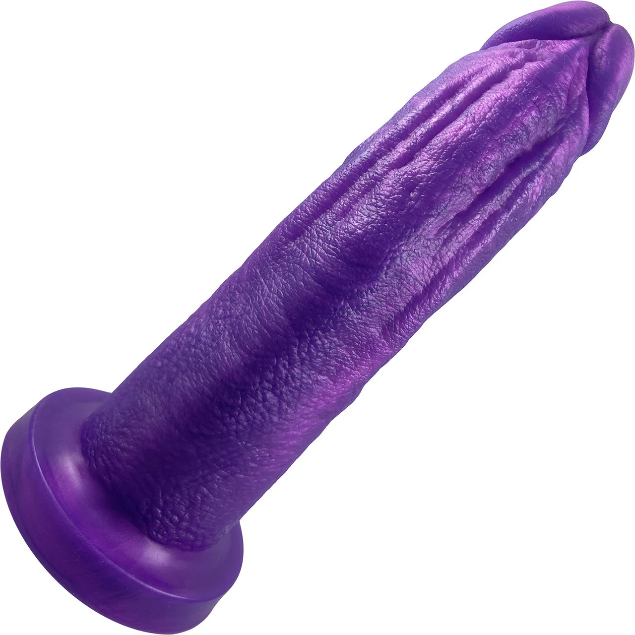 The Maximus Giant 8.75" Platinum Silicone Ultrarealistic Dildo By Uberrime - NOLA Purple - Image 3