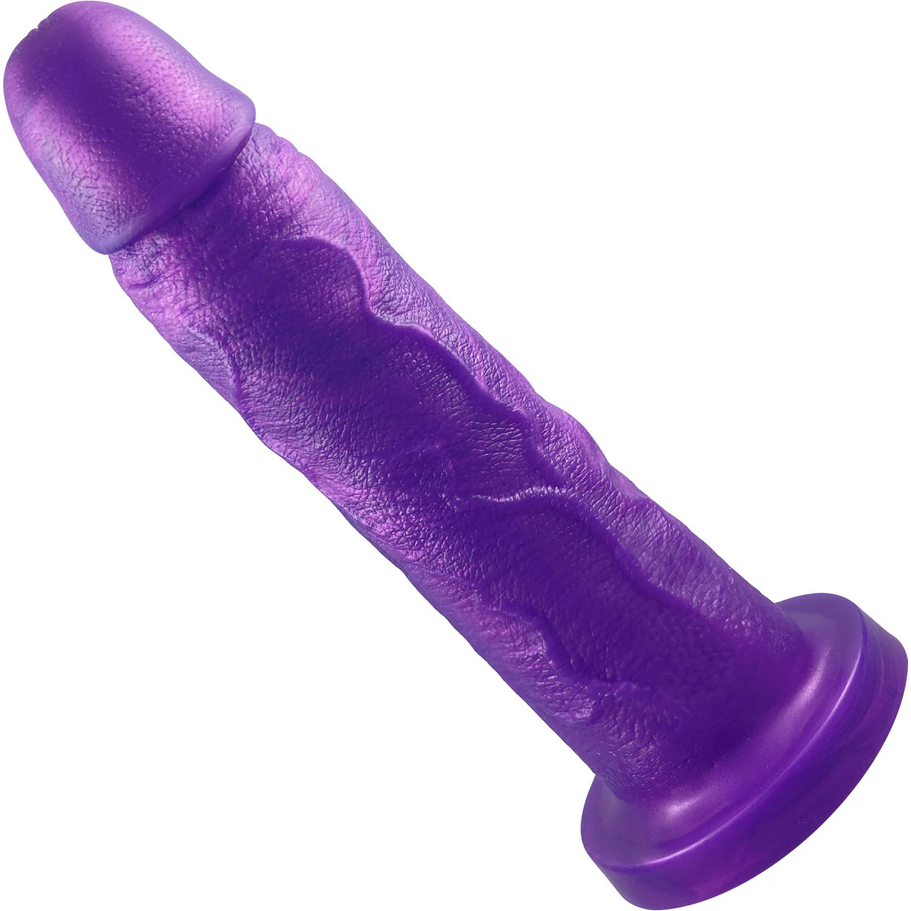 The Maximus Giant 8.75" Platinum Silicone Ultrarealistic Dildo By Uberrime - NOLA Purple - Image 4