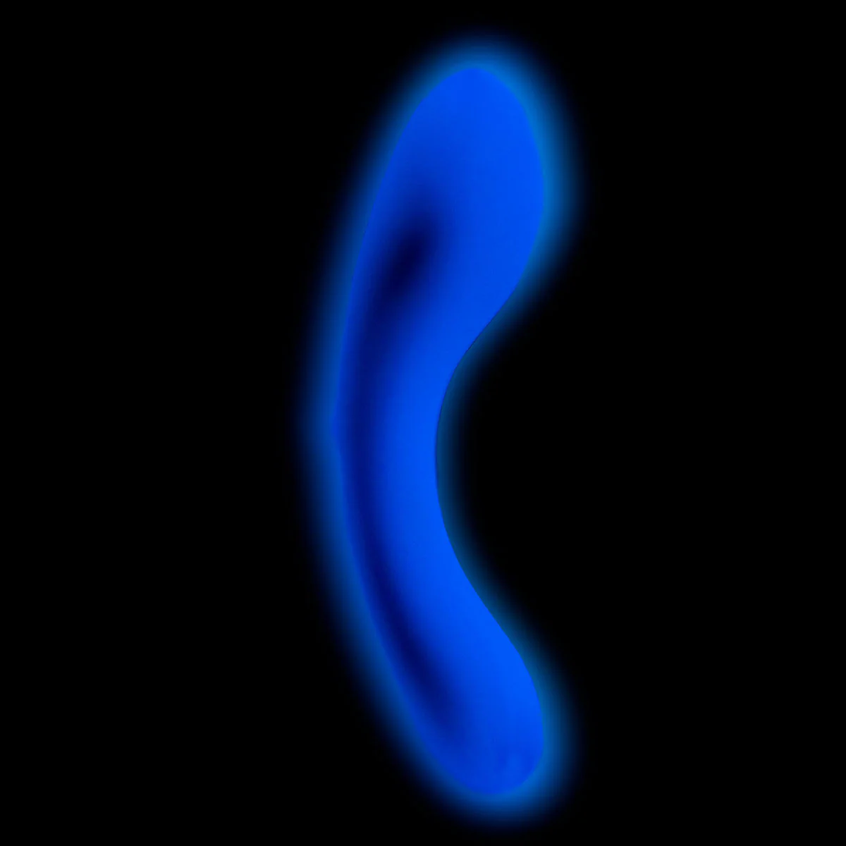 The Mini Swan Wand Rechargeable Waterproof Silicone Glow In The Dark G-Spot Vibrator - Purple - Image 3