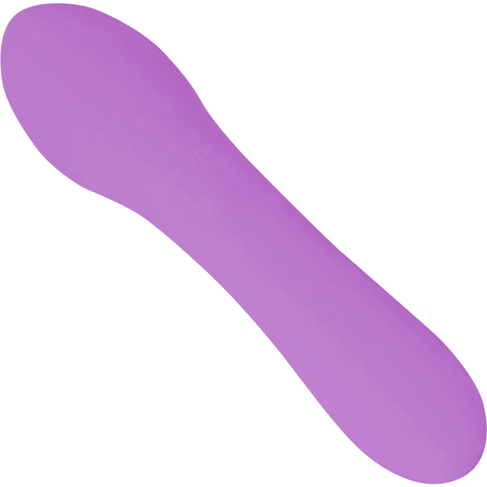 The Mini Swan Wand Rechargeable Waterproof Silicone Glow In The Dark G-Spot Vibrator - Purple - Image 4
