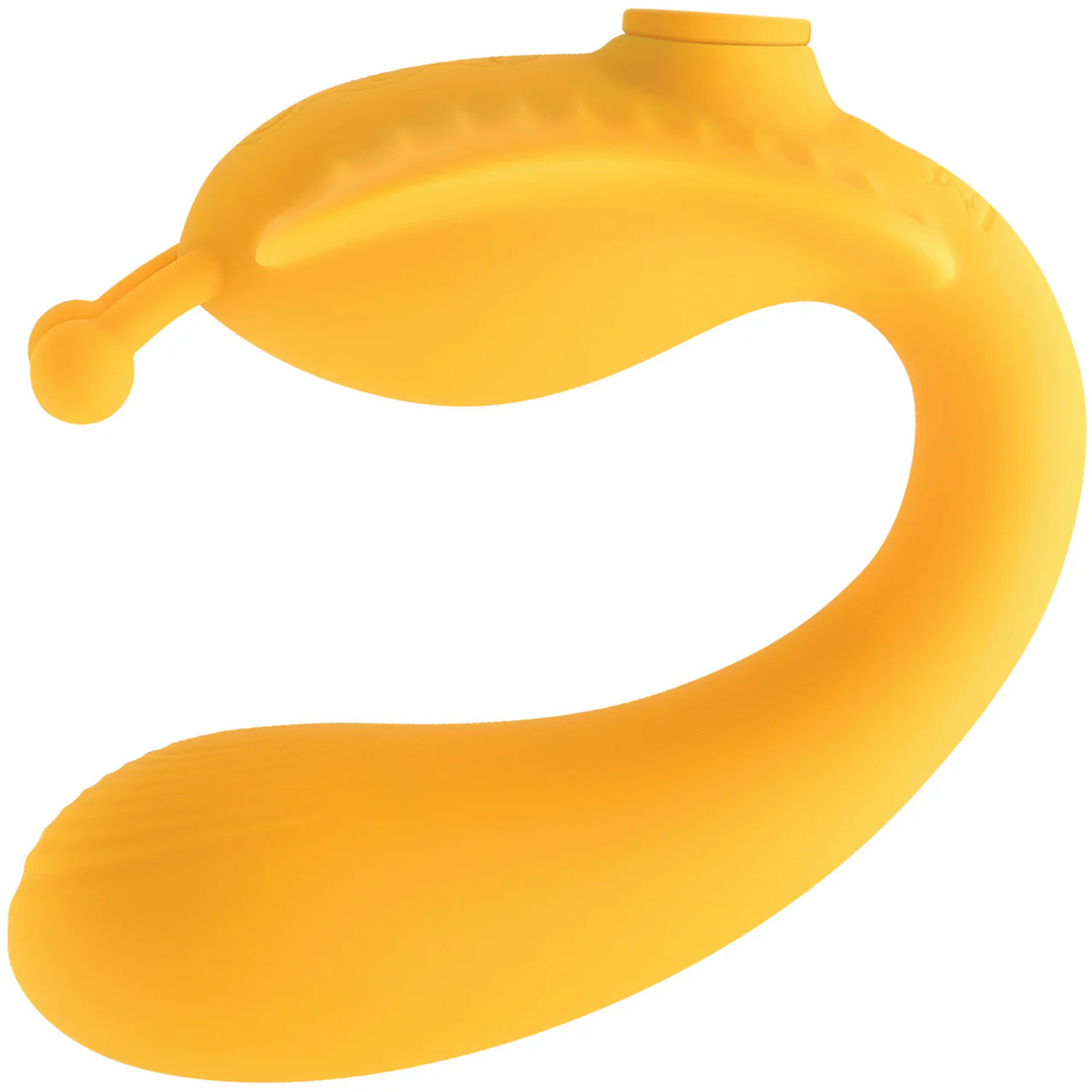 The Monarch Silicone Strapless Strap-On Vibrator With Removable Shaft By Evolved Novelties - Yellow - Image 5