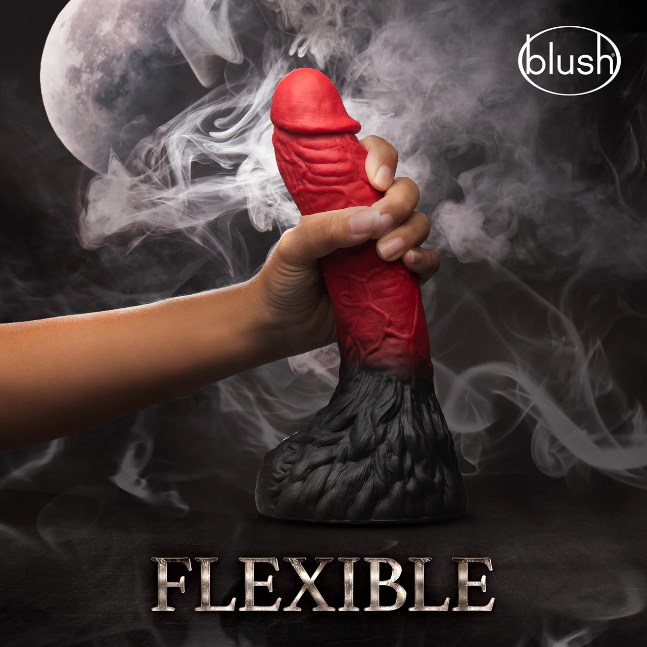 The Realm Lycan Silicone Lock On & Harness Compatible Werewolf Dildo - Red - Image 5