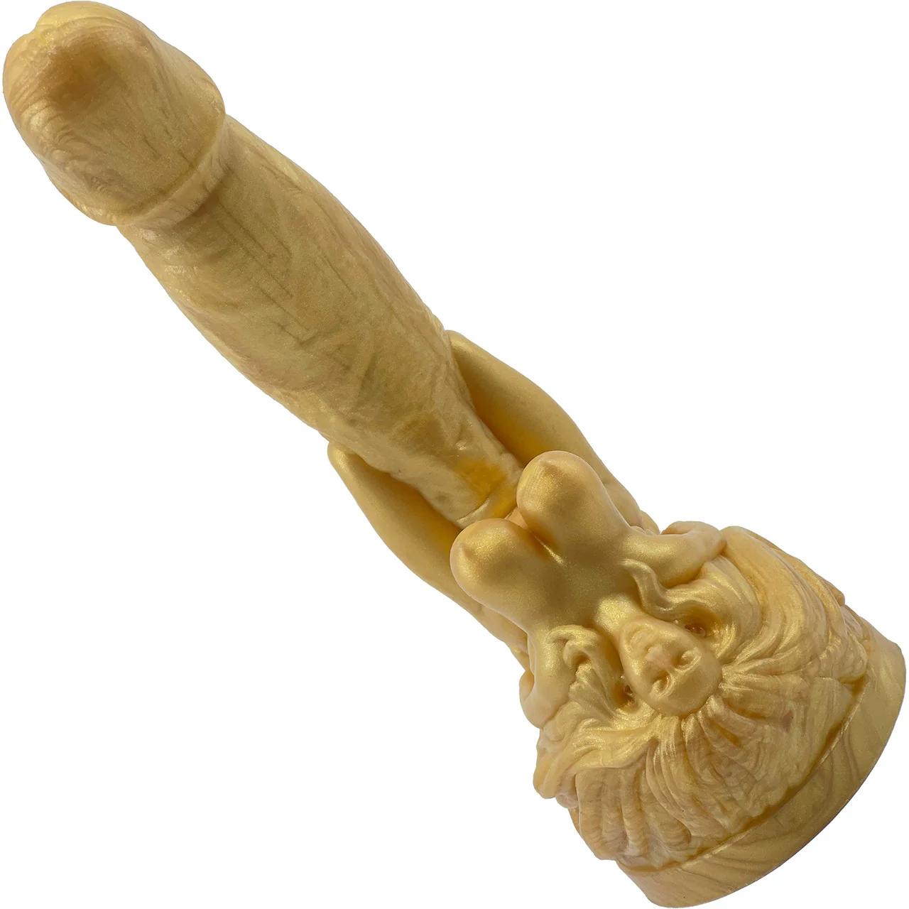 The Siren 9.5" Silicone Fantasy Dildo With Grinder By Uberrime - Goldfinger - Image 14