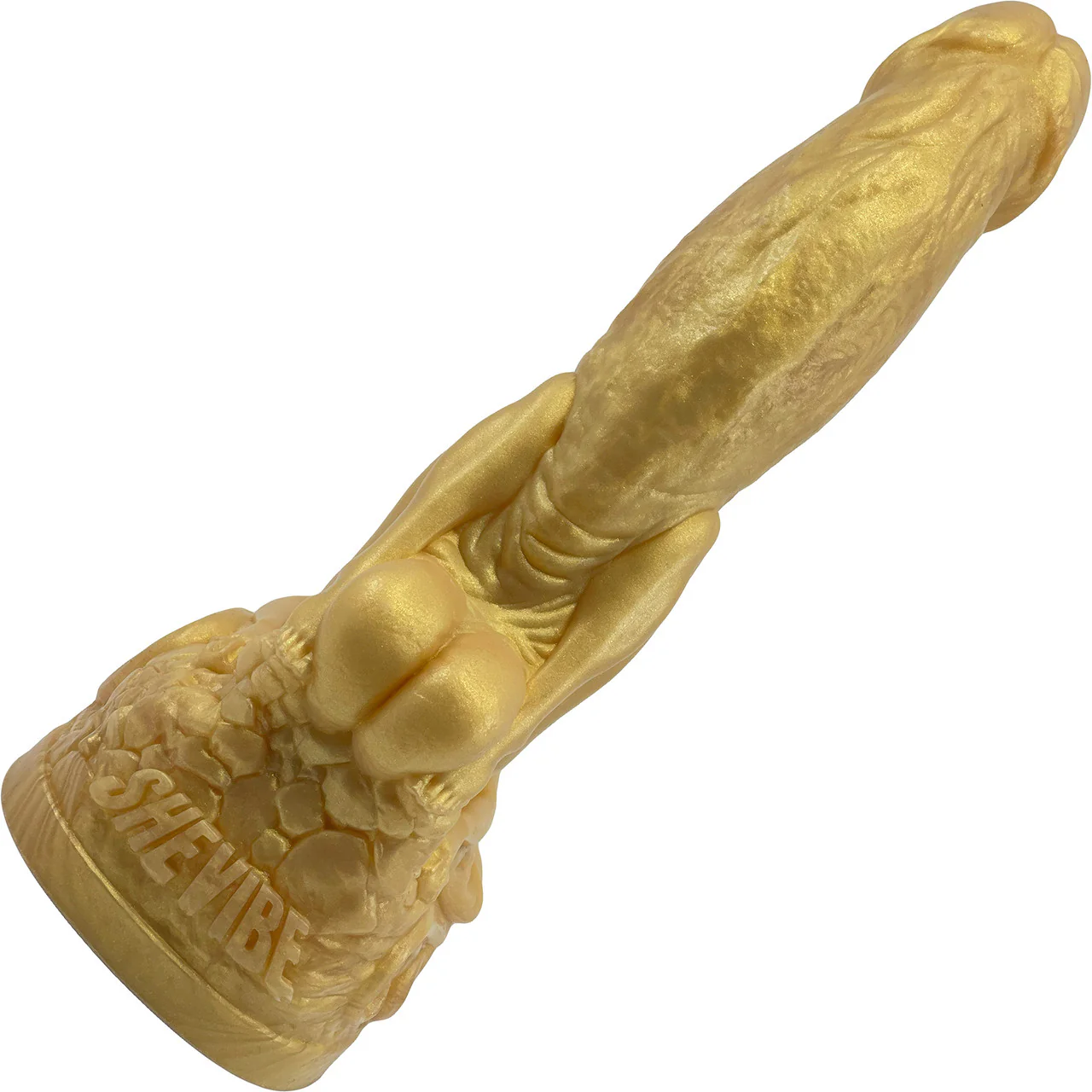 The Siren 9.5" Silicone Fantasy Dildo With Grinder By Uberrime - Goldfinger - Image 17