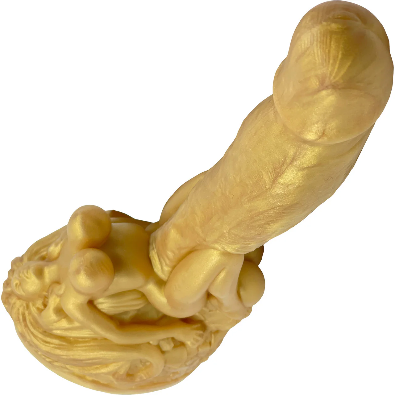 The Siren 9.5" Silicone Fantasy Dildo With Grinder By Uberrime - Goldfinger - Image 18