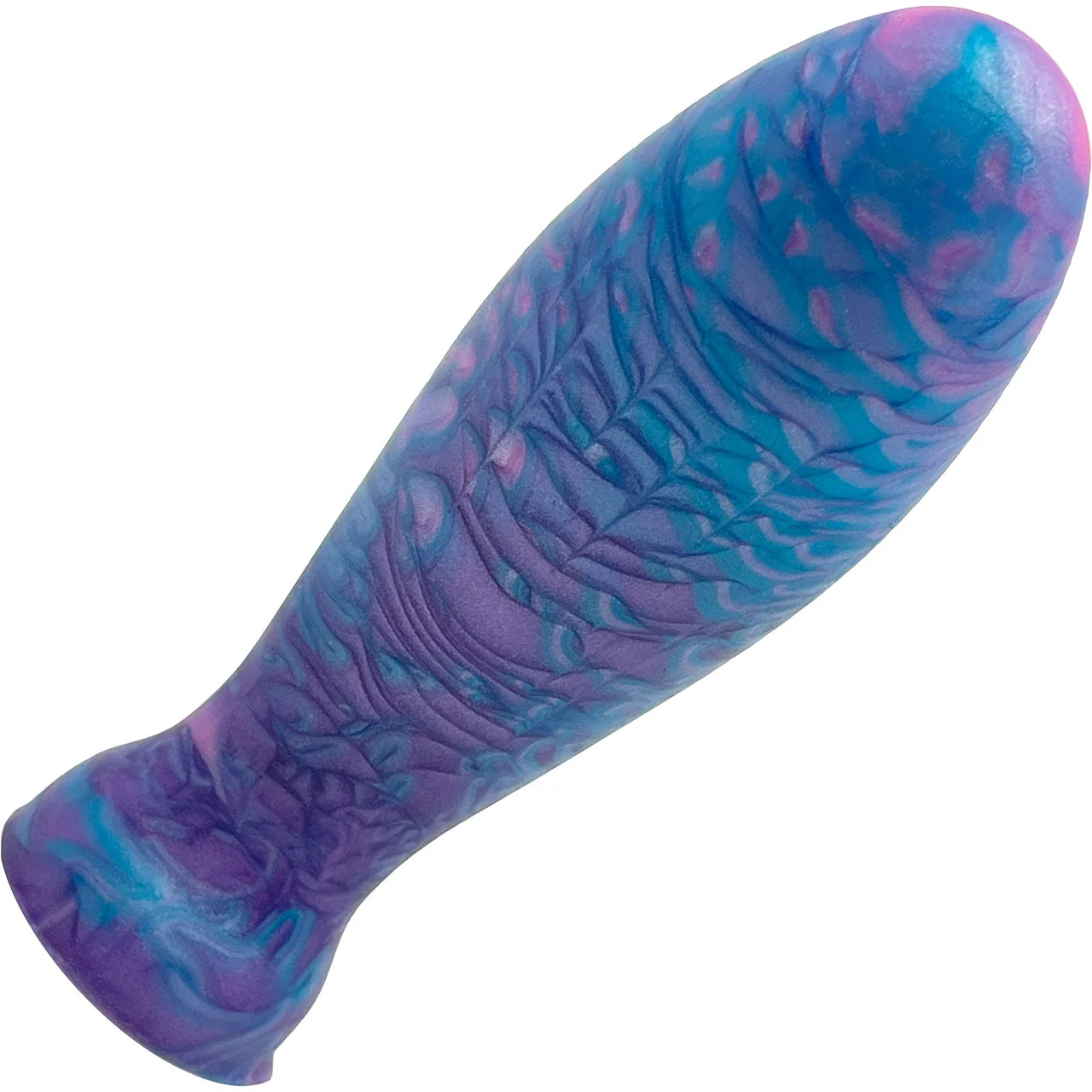 The Suavis 4.25" Small Silicone Vaginal Plug By Uberrime - Deep Ocean - Image 3
