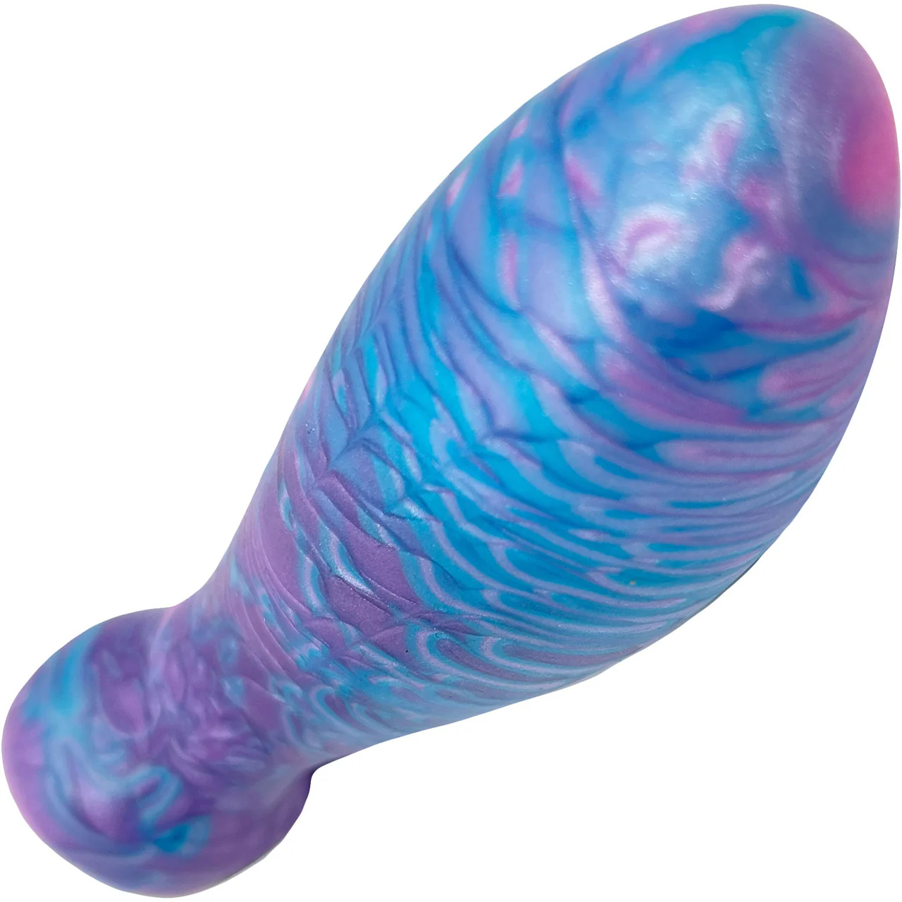 The Suavis 4.25" Small Silicone Vaginal Plug By Uberrime - Deep Ocean - Image 5