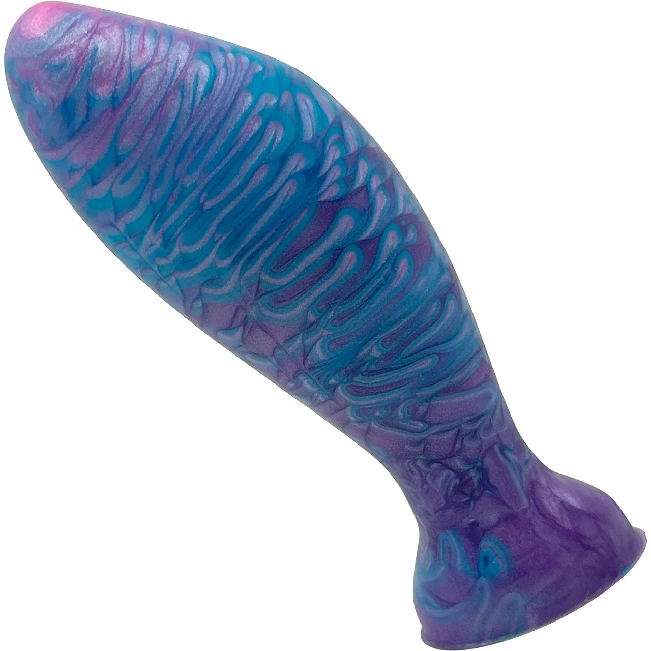 The Suavis 4.25" Small Silicone Vaginal Plug By Uberrime - Deep Ocean - Image 6