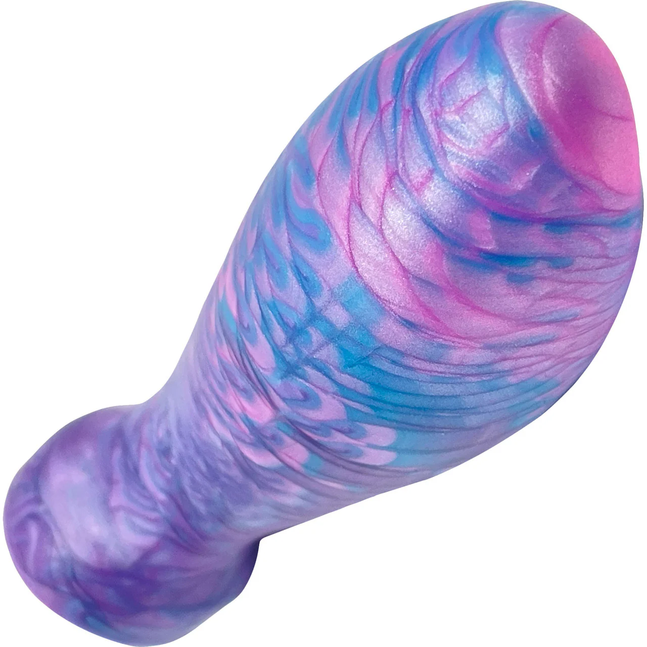 The Suavis 4.5" Medium Silicone Vaginal Plug By Uberrime - Deep Ocean - Image 5