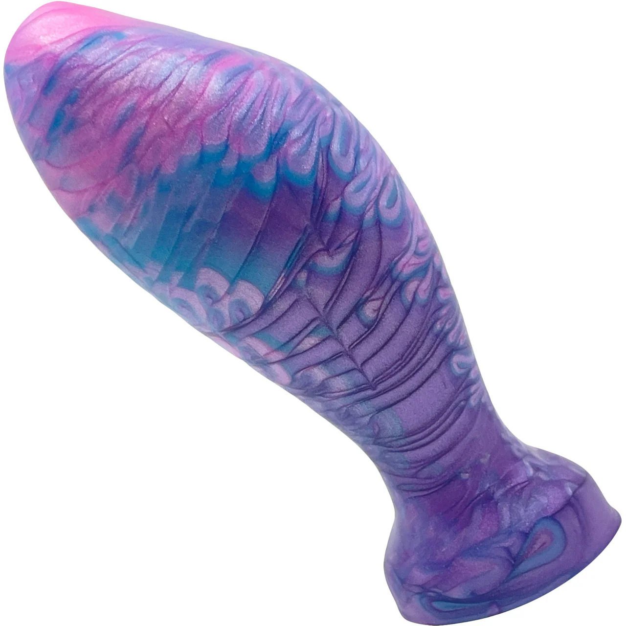 The Suavis 4.5" Medium Silicone Vaginal Plug By Uberrime - Deep Ocean - Image 6