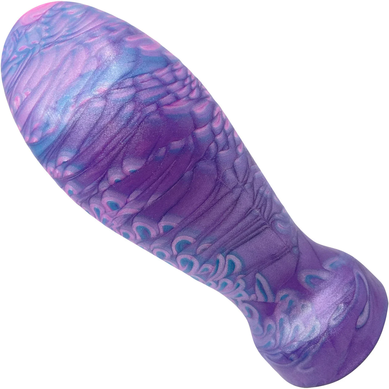 The Suavis 5" Large Silicone Vaginal Plug By Uberrime - Deep Ocean - Image 2