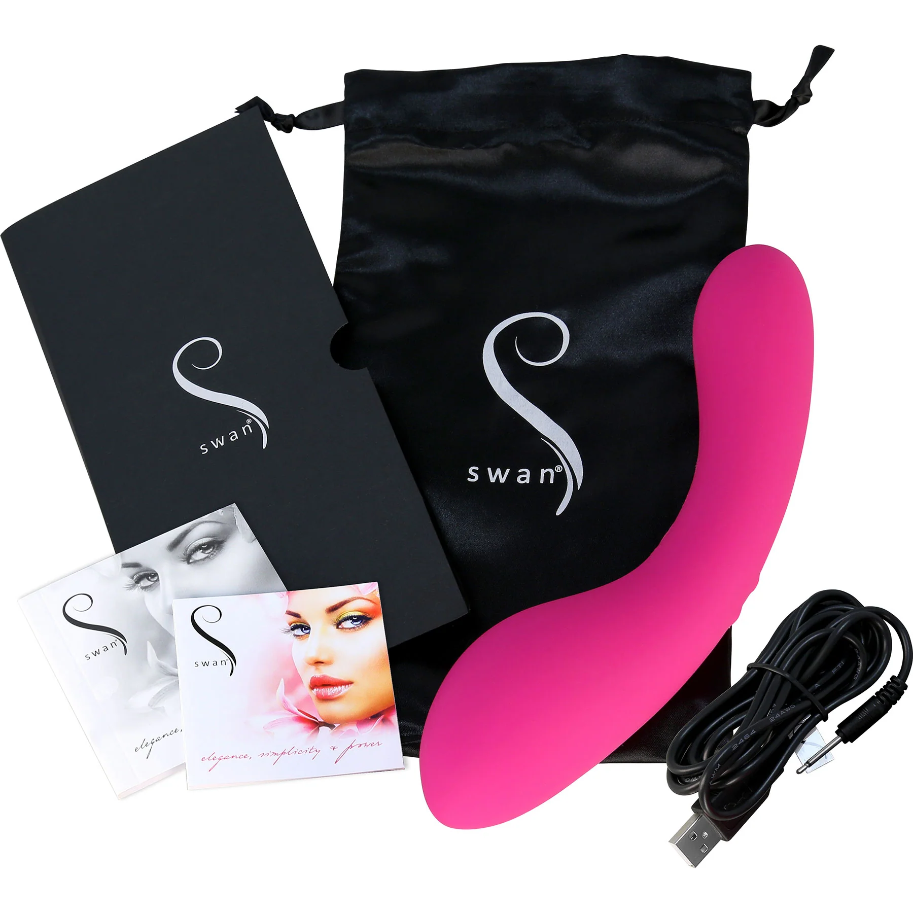 The Swan Wand Powerful Waterproof Silicone G-Spot Vibrator - Image 4