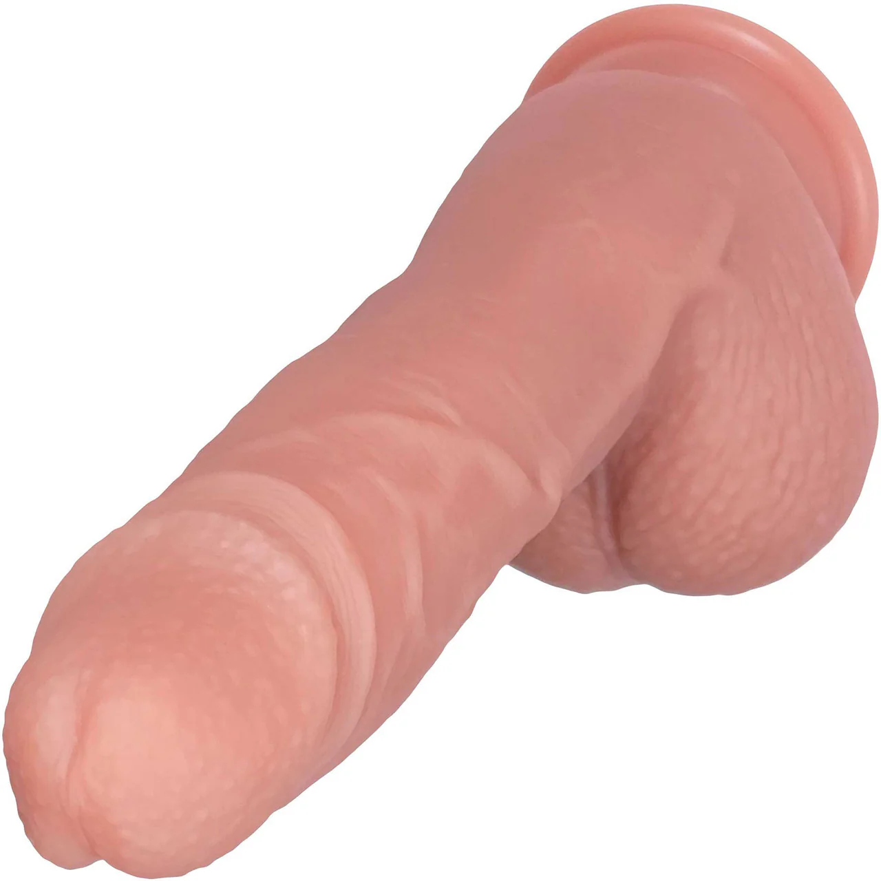 The Thriller 6.5 Inch Silicone Realistic Dildo With Balls & Suction Cup Base By Fukena - Vanilla - Image 4