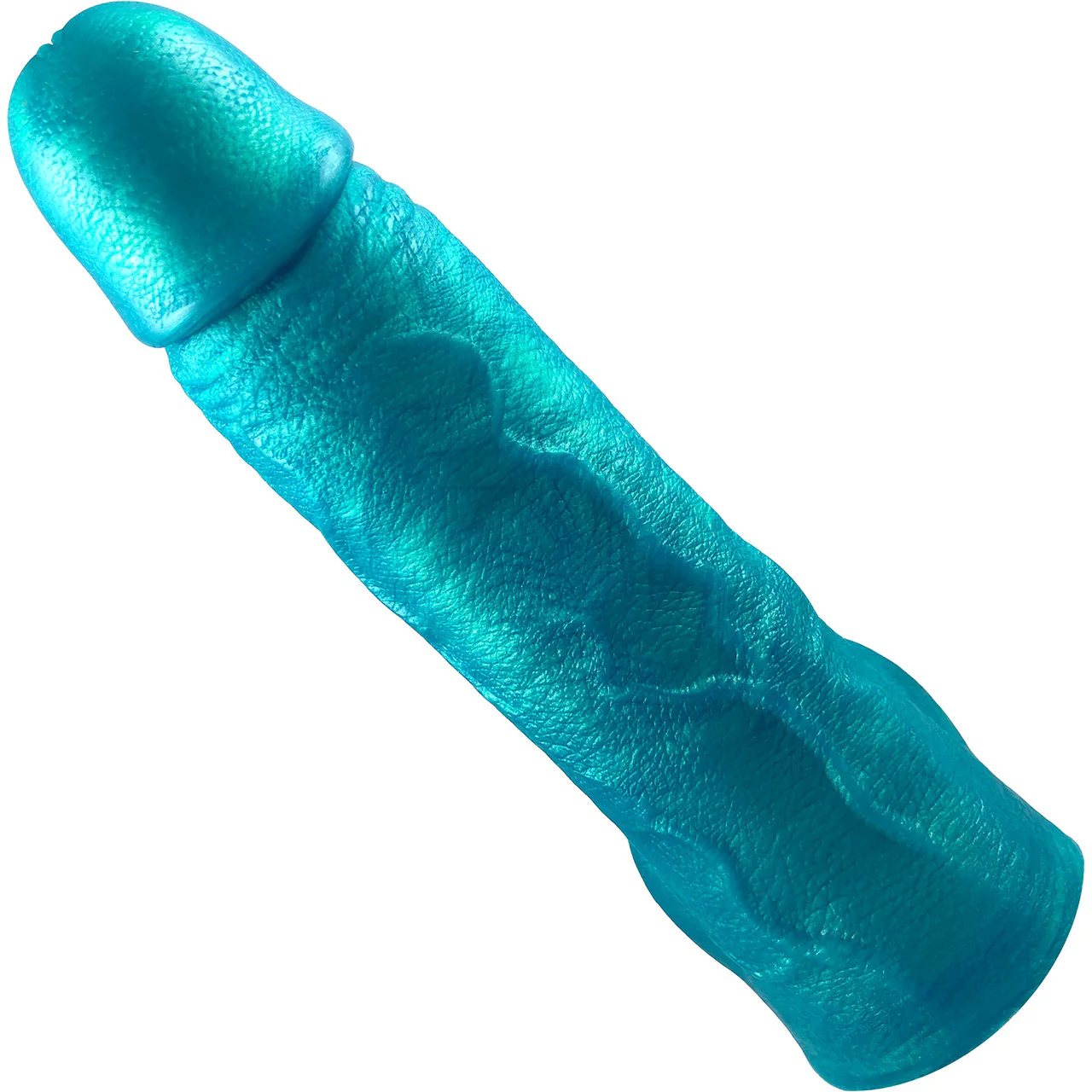 The Titan Giant 8.5" Platinum Silicone Ultrarealistic Dildo With Balls By Uberrime - Mermaid - Image 4
