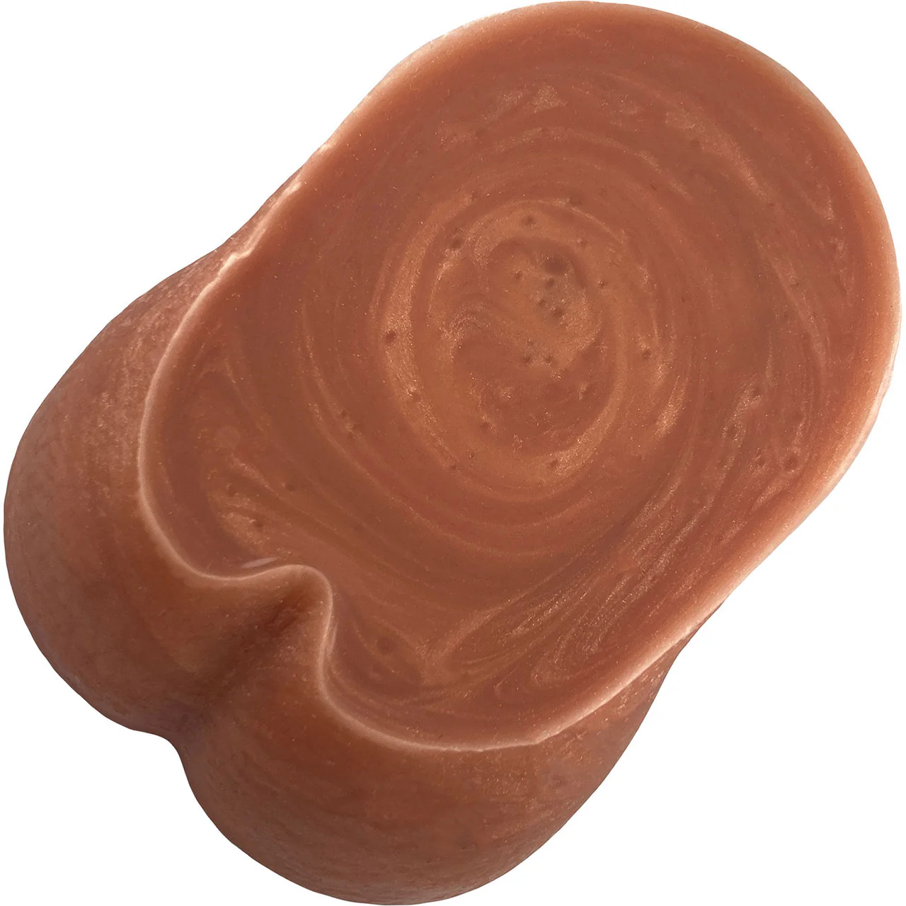 The Titan Medium 7.25" Platinum Silicone Ultrarealistic Dildo With Balls By Uberrime - Caramel - Image 5