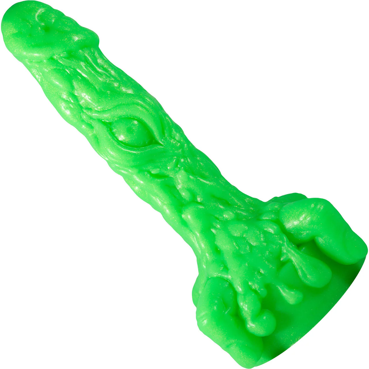 The Toxxxic Avenger Glow-In-The-Dark 8.5" Silicone Fantasy Dildo By Uberrime - Image 6