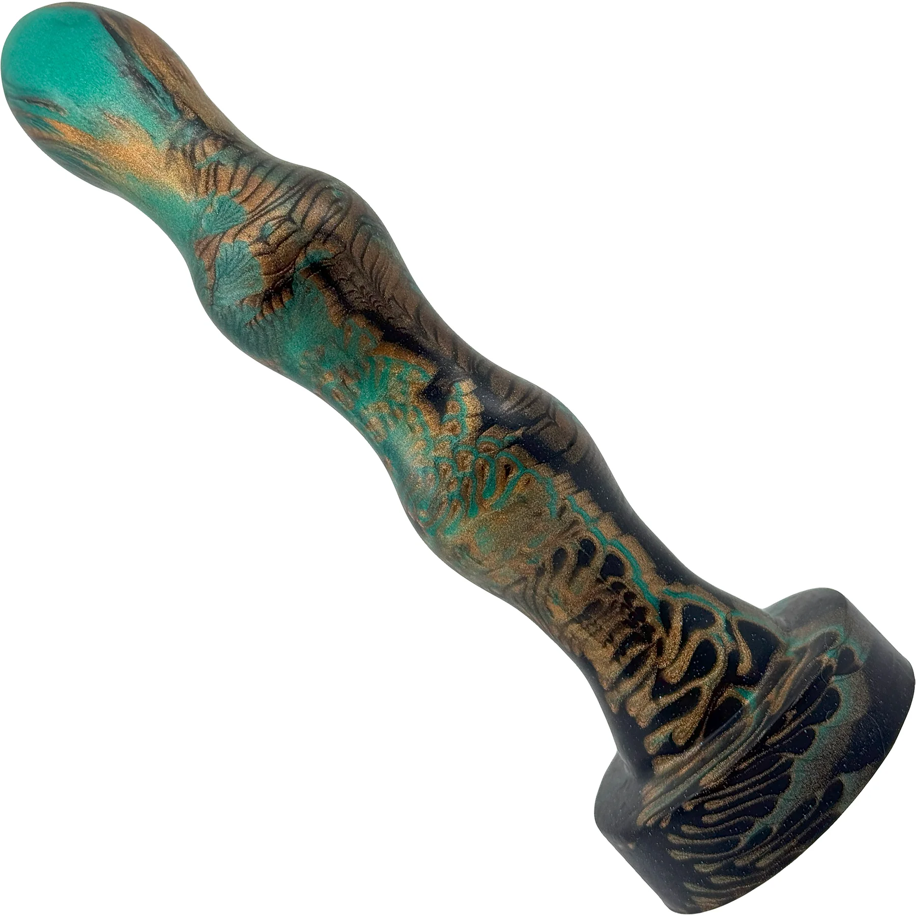 The Tris Silicone Pegging & Anal Dildo By Uberrime - Small - Image 4