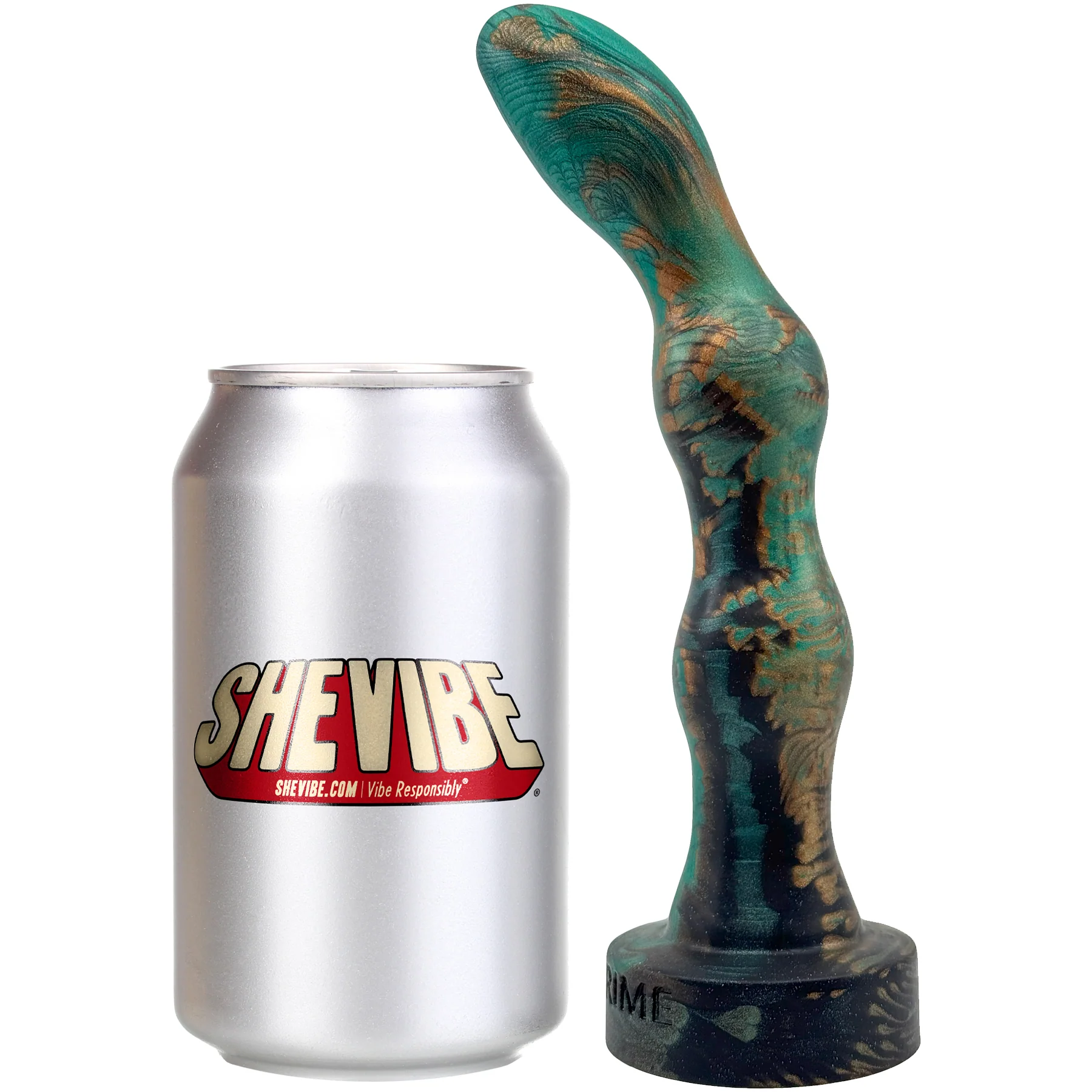 The Tris Silicone Pegging & Anal Dildo By Uberrime - Small - Image 8
