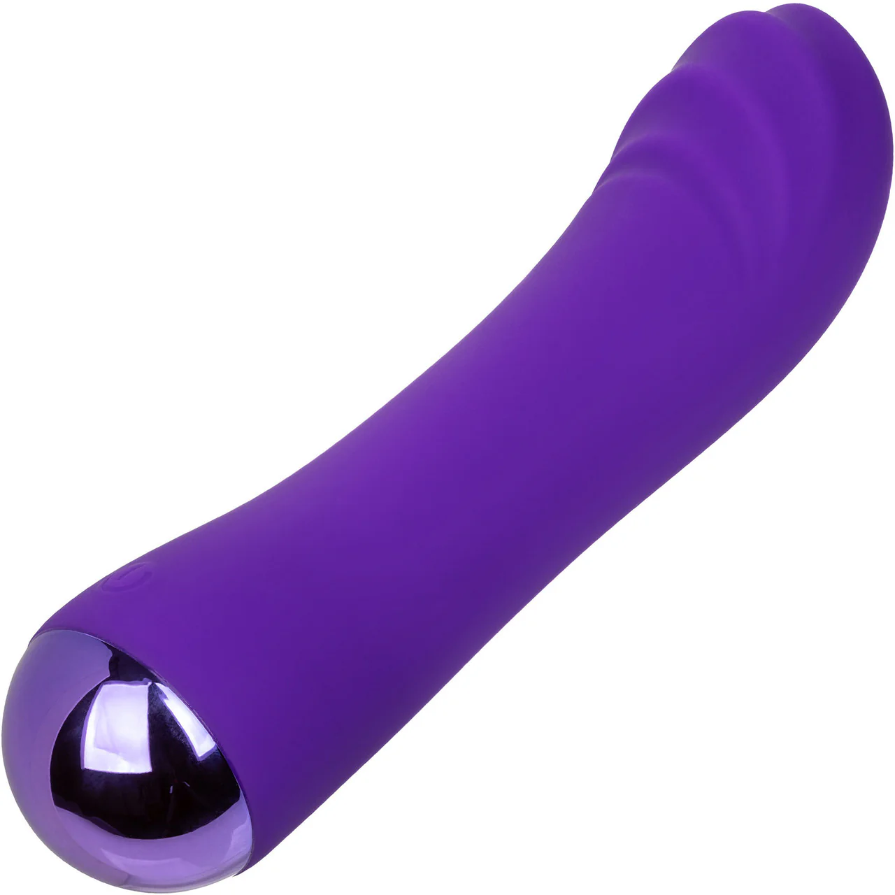 Thicc™ Chubby Buddy Rechargeable Waterproof Silicone G-Spot Vibrator By CalExotics - Purple - Image 4