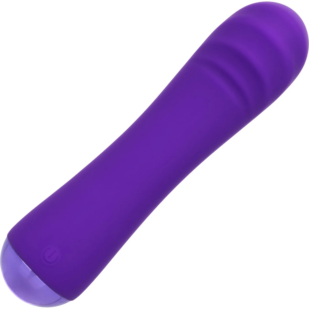 Thicc™ Chubby Buddy Rechargeable Waterproof Silicone G-Spot Vibrator By CalExotics - Purple - Image 5