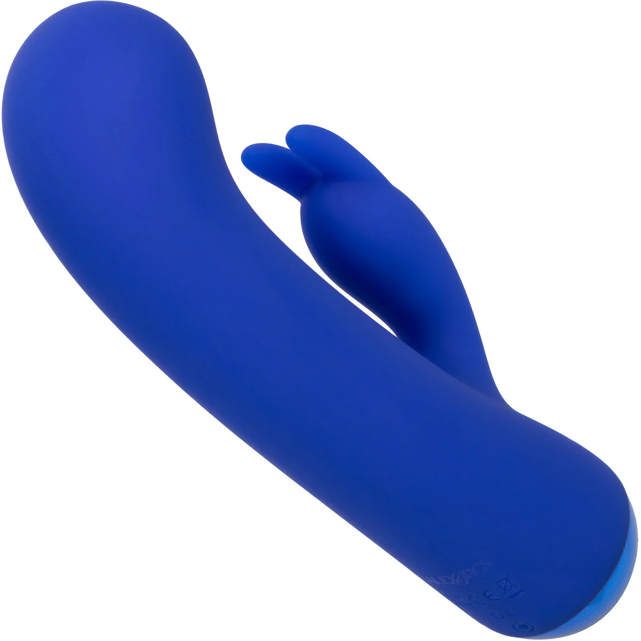 Thicc™ Chubby Bunny Rechargeable Waterproof Silicone Rabbit Vibrator By CalExotics - Blue - Image 5