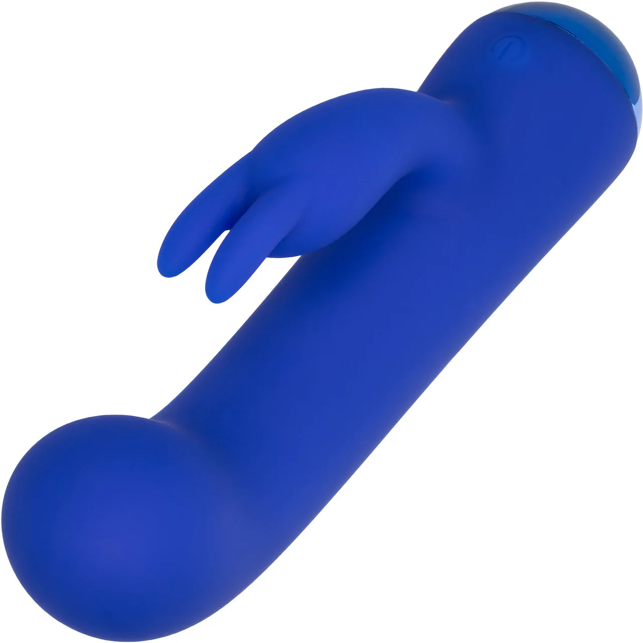 Thicc™ Chubby Bunny Rechargeable Waterproof Silicone Rabbit Vibrator By CalExotics - Blue - Image 6