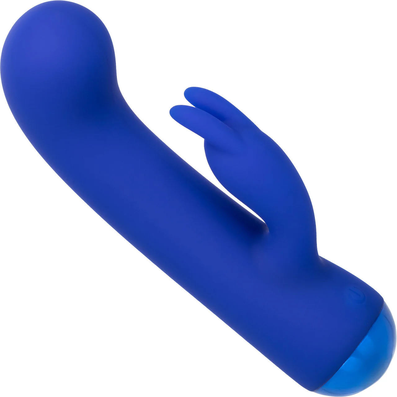 Thicc™ Chubby Bunny Rechargeable Waterproof Silicone Rabbit Vibrator By CalExotics - Blue - Image 7