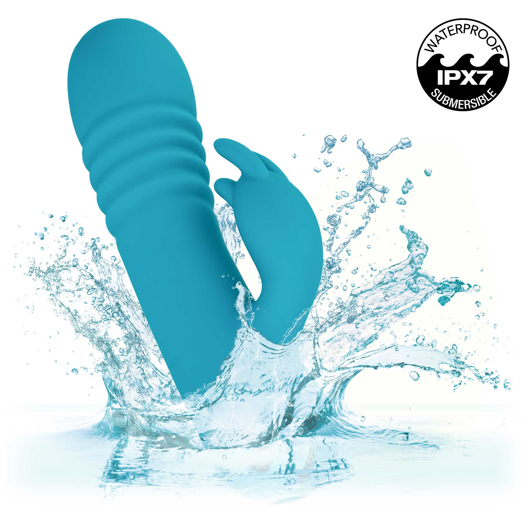 Thicc™ Chubby Rechargeable Silicone Vibrating Dual Stimulation Thrusting Tickler - Image 2