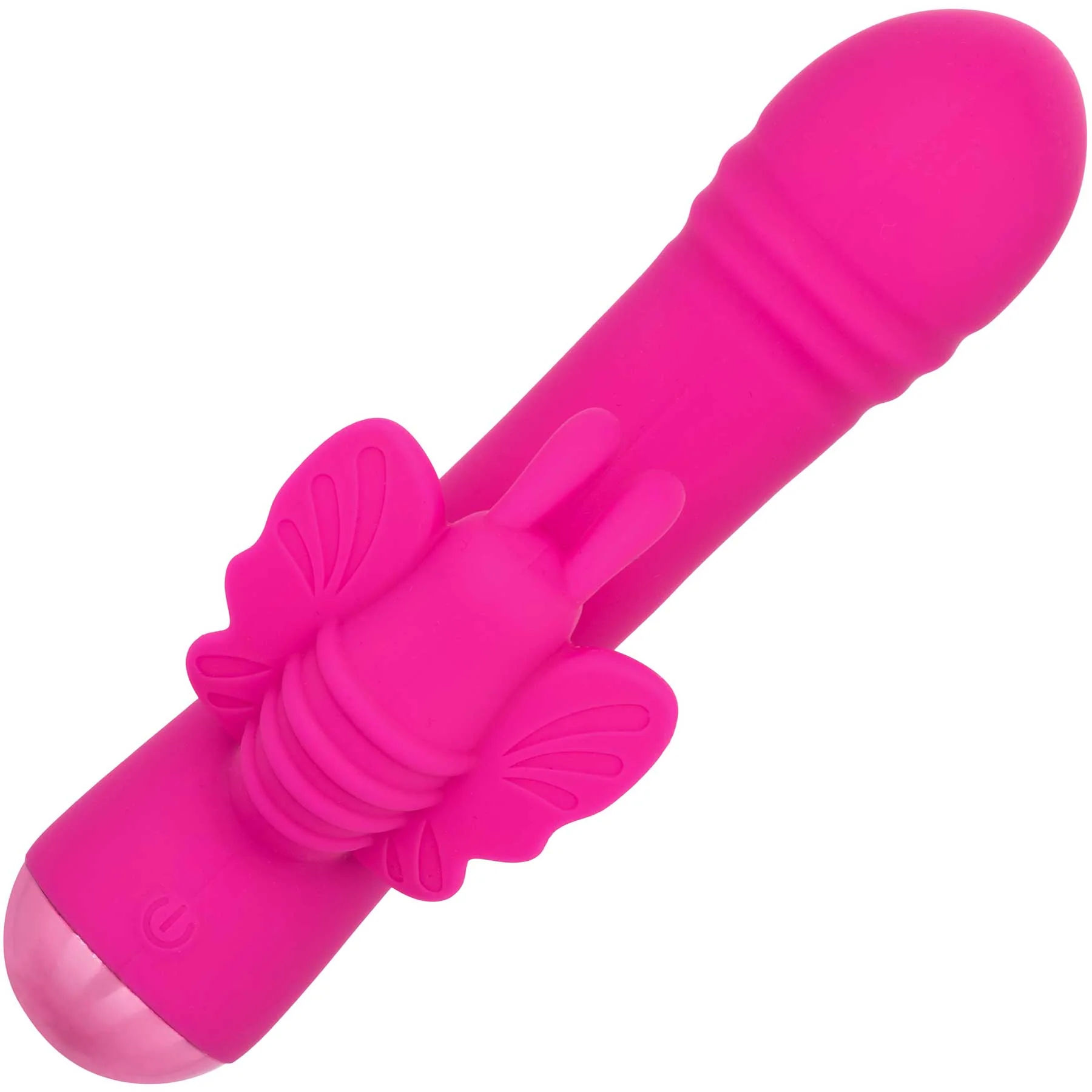 Thicc™ Chubby Rechargeable Silicone Vibrating Dual Stimulation Rotating Butterfly - Image 5