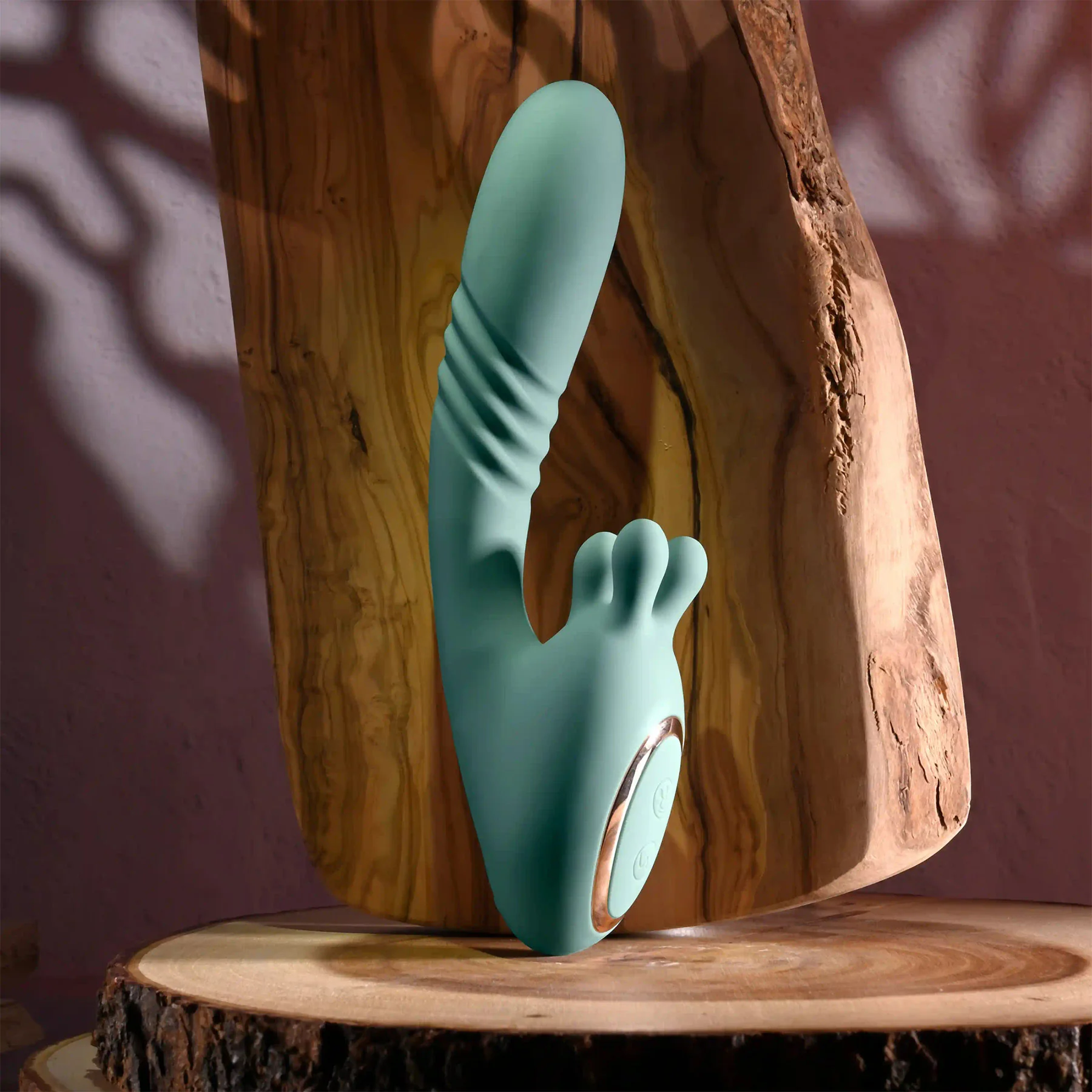 Thrust Into Ecstasy Rechargeable Silicone Rabbit Vibrator By Evolved Novelties - Image 6