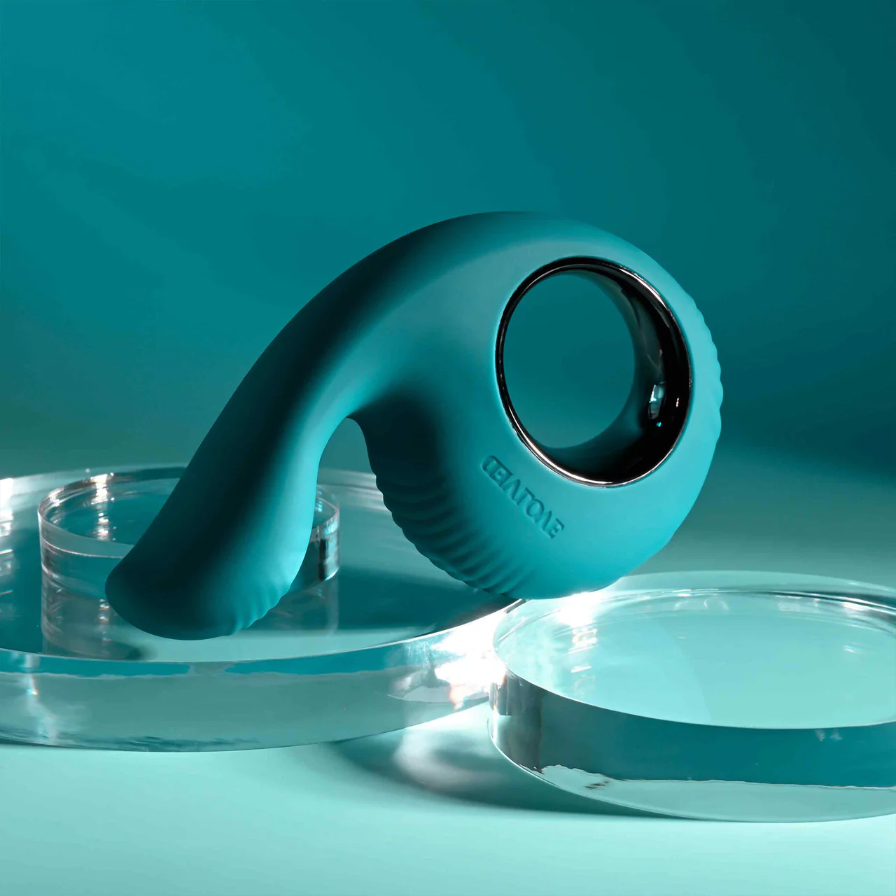 Thumbs Up Rechargeable Waterproof Silicone Dual Stimulation Vibrator By Evolved Novelties - Green - Image 8