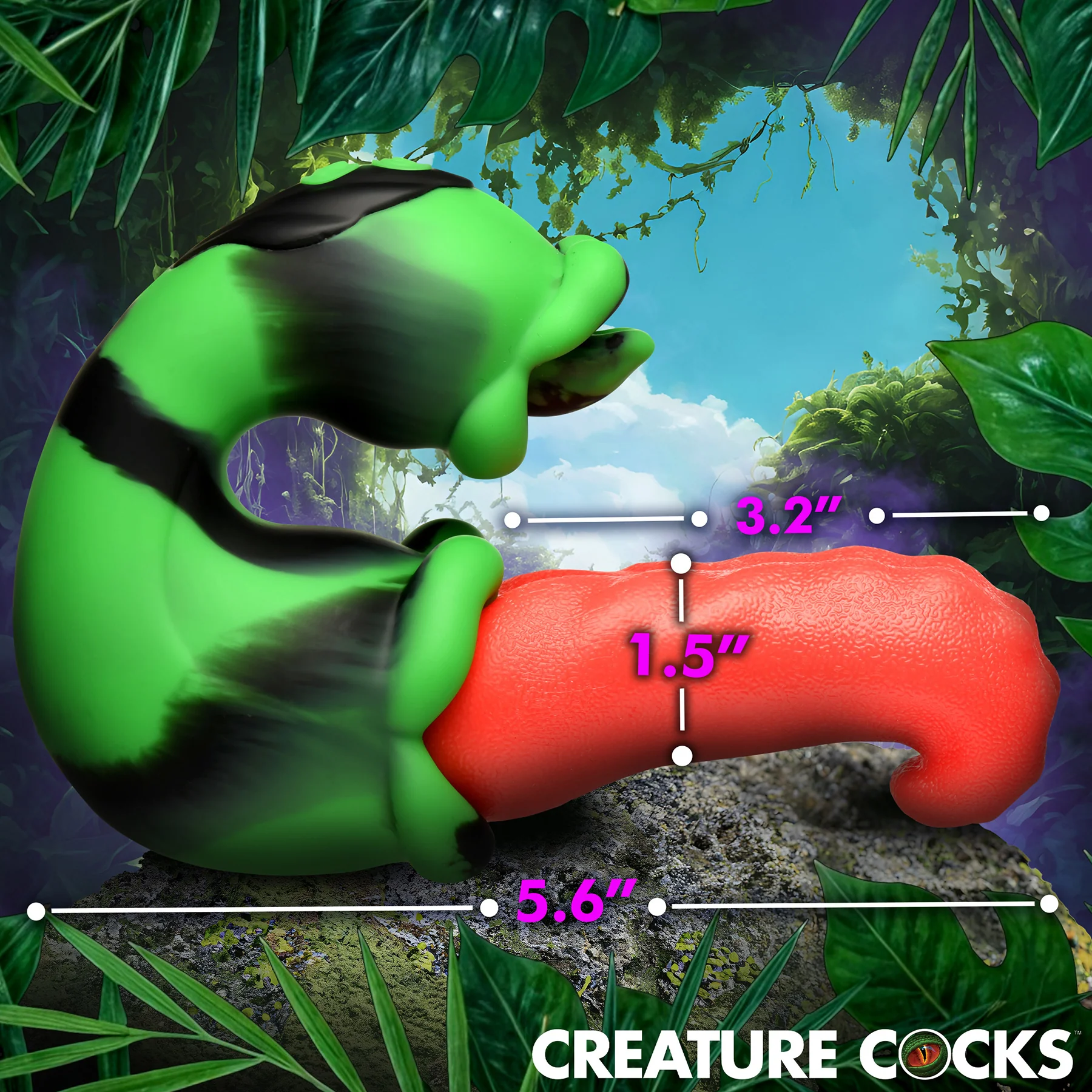Tongue Lasher Licking & Vibrating Silicone Stimulator By Creature Cocks - Image 7