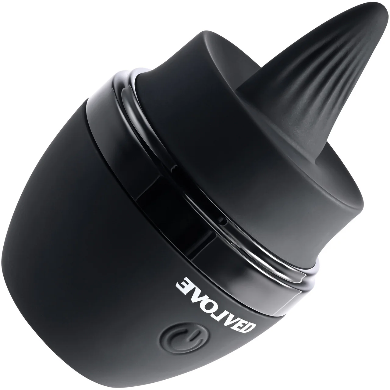 Tongue Tied Waterproof Silicone Flickering Tongue Clitoral Vibrator By Evolved Novelties - Black