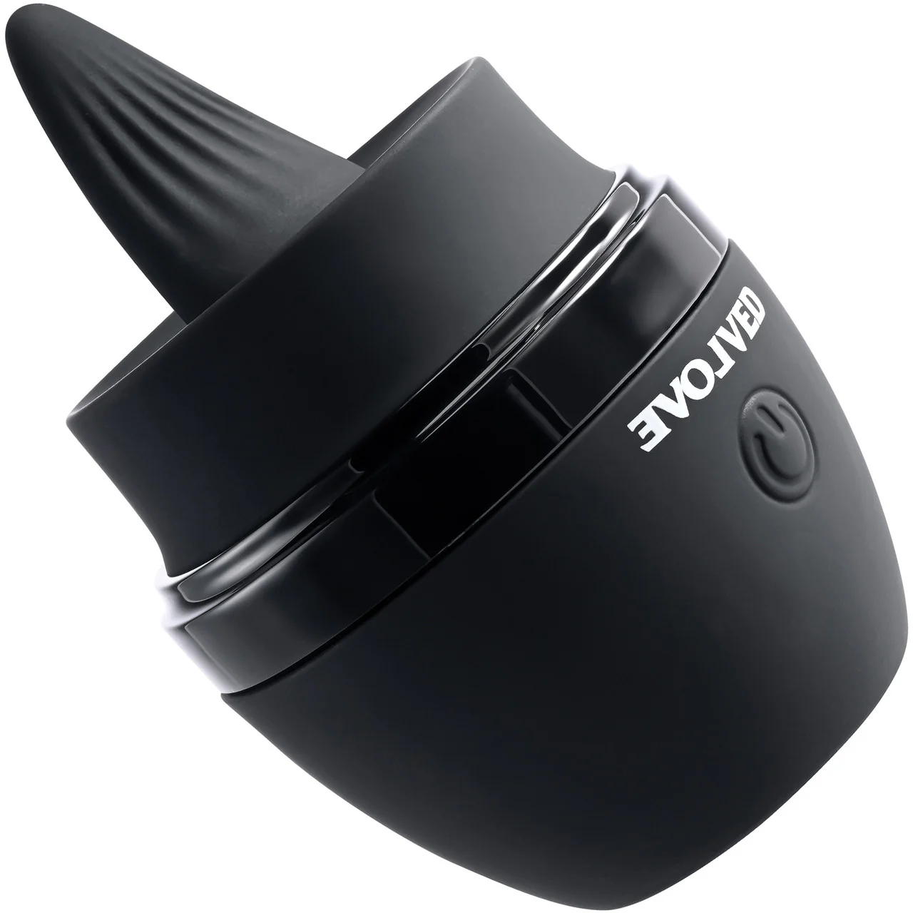 Tongue Tied Waterproof Silicone Flickering Tongue Clitoral Vibrator By Evolved Novelties - Black - Image 2