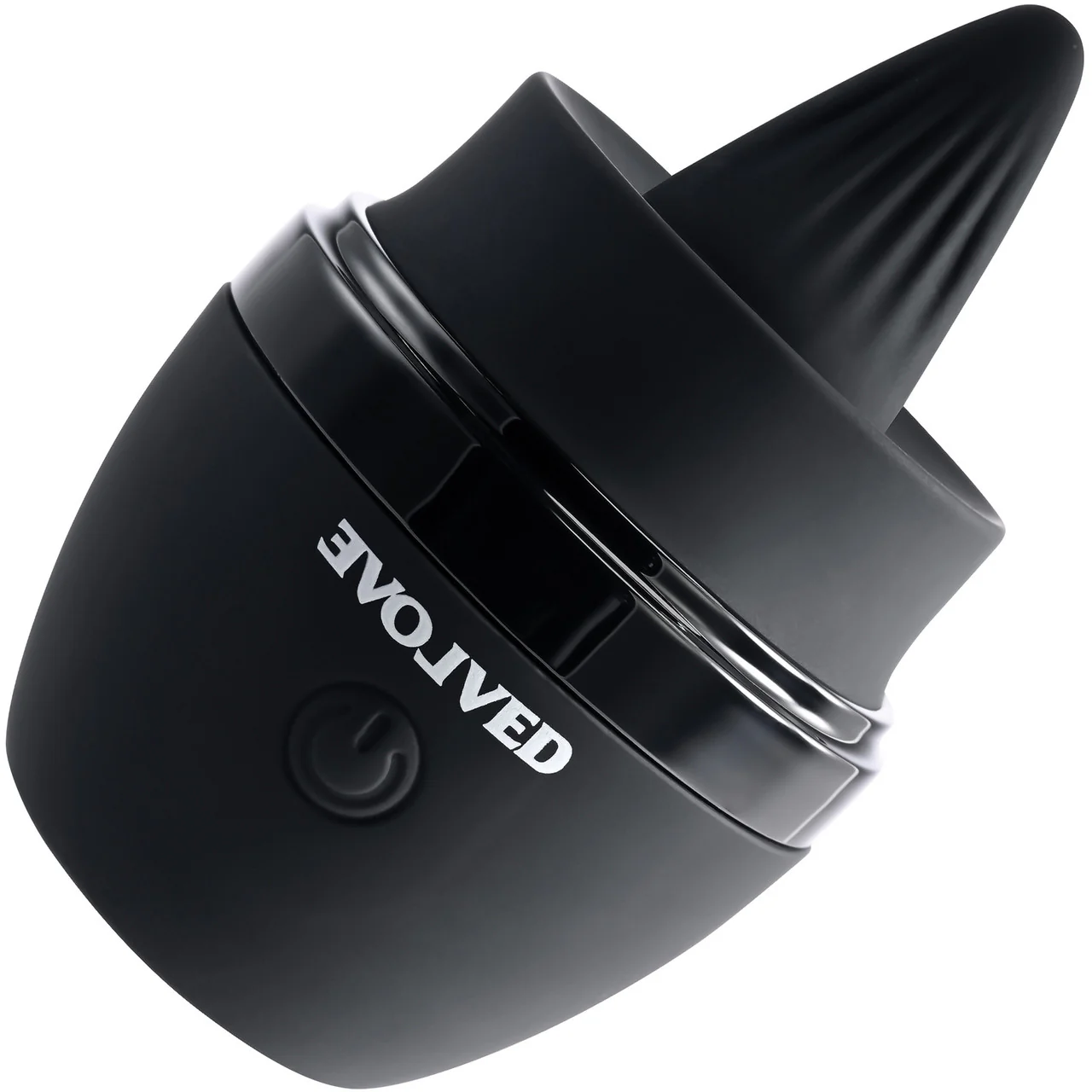 Tongue Tied Waterproof Silicone Flickering Tongue Clitoral Vibrator By Evolved Novelties - Black - Image 3
