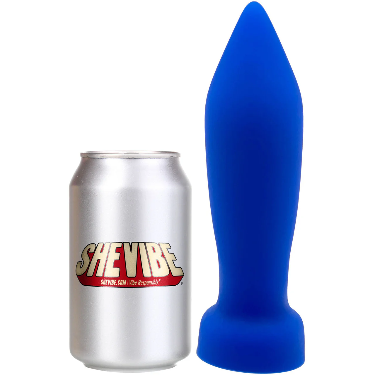 Topped Toys DEEP SPACE 70 Silicone Butt Plug - Blue Steel - Image 6