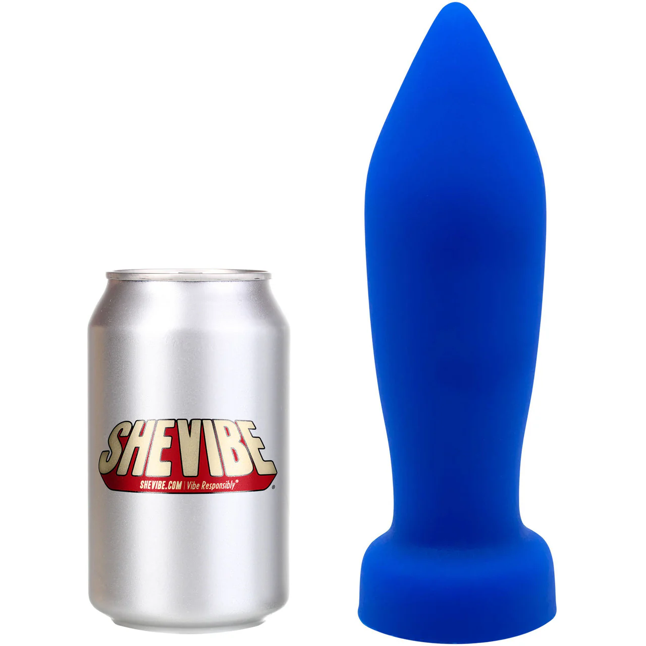 Topped Toys DEEP SPACE 80 Silicone Butt Plug - Blue Steel - Image 6