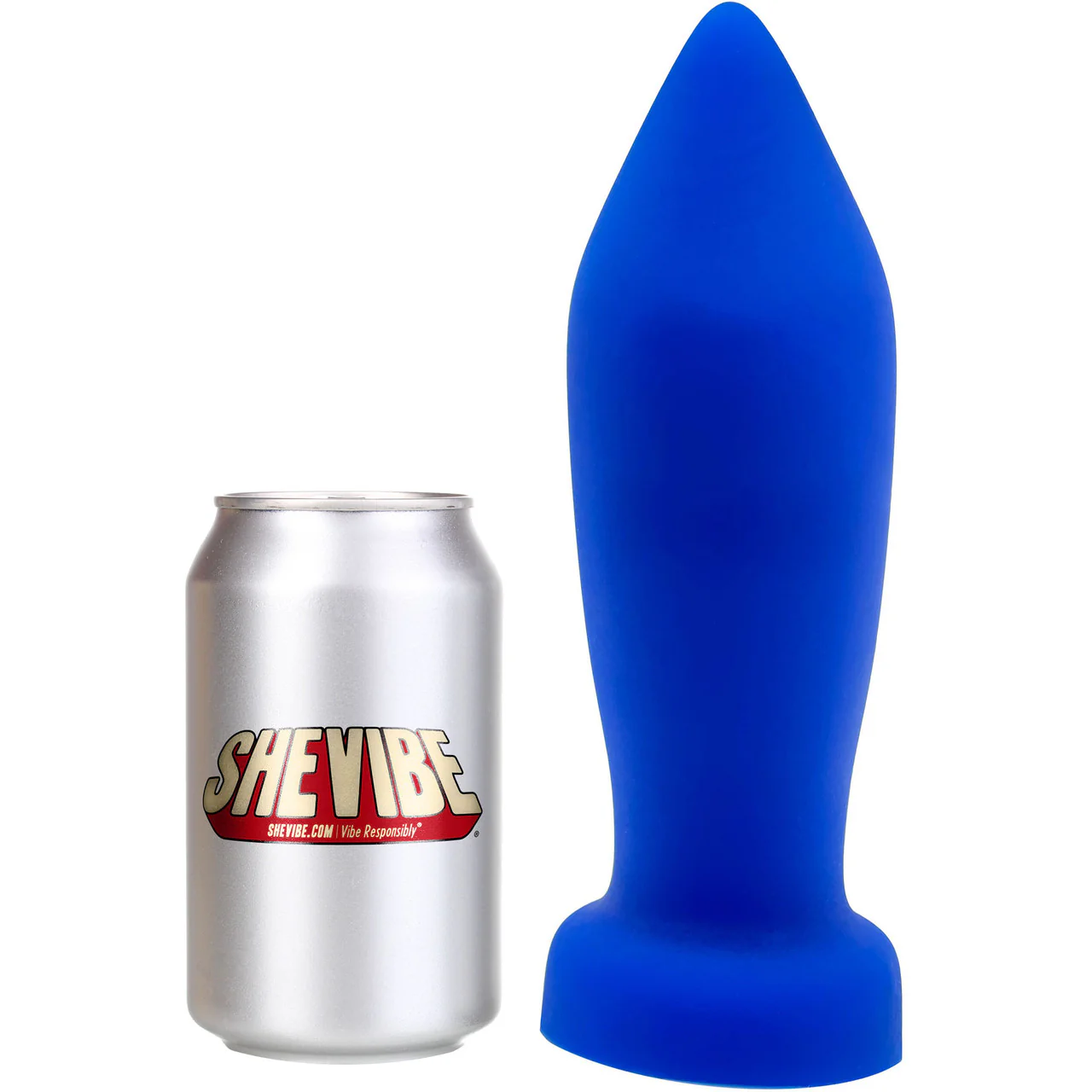 Topped Toys DEEP SPACE 90 Silicone Butt Plug - Blue Steel - Image 6