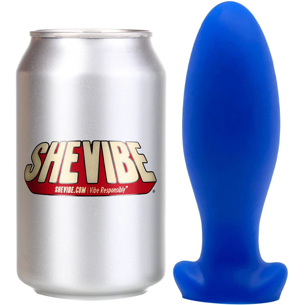 Topped Toys GAPE KEEPER 55 Silicone Butt Plug - Blue Steel - Image 8
