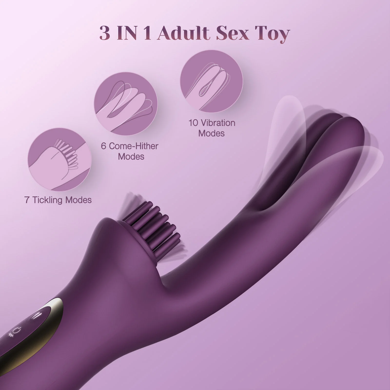 Tracy's Dog Elatia Clitoral Tickling & G-Spot Massaging Rechargeable Vibrator - Image 15