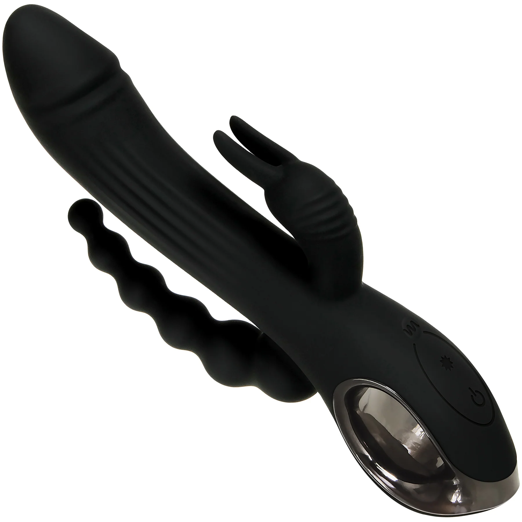 Trifecta Triple Stimulation Rechargeable Silicone Vibrator By Evolved Novelties - Image 3