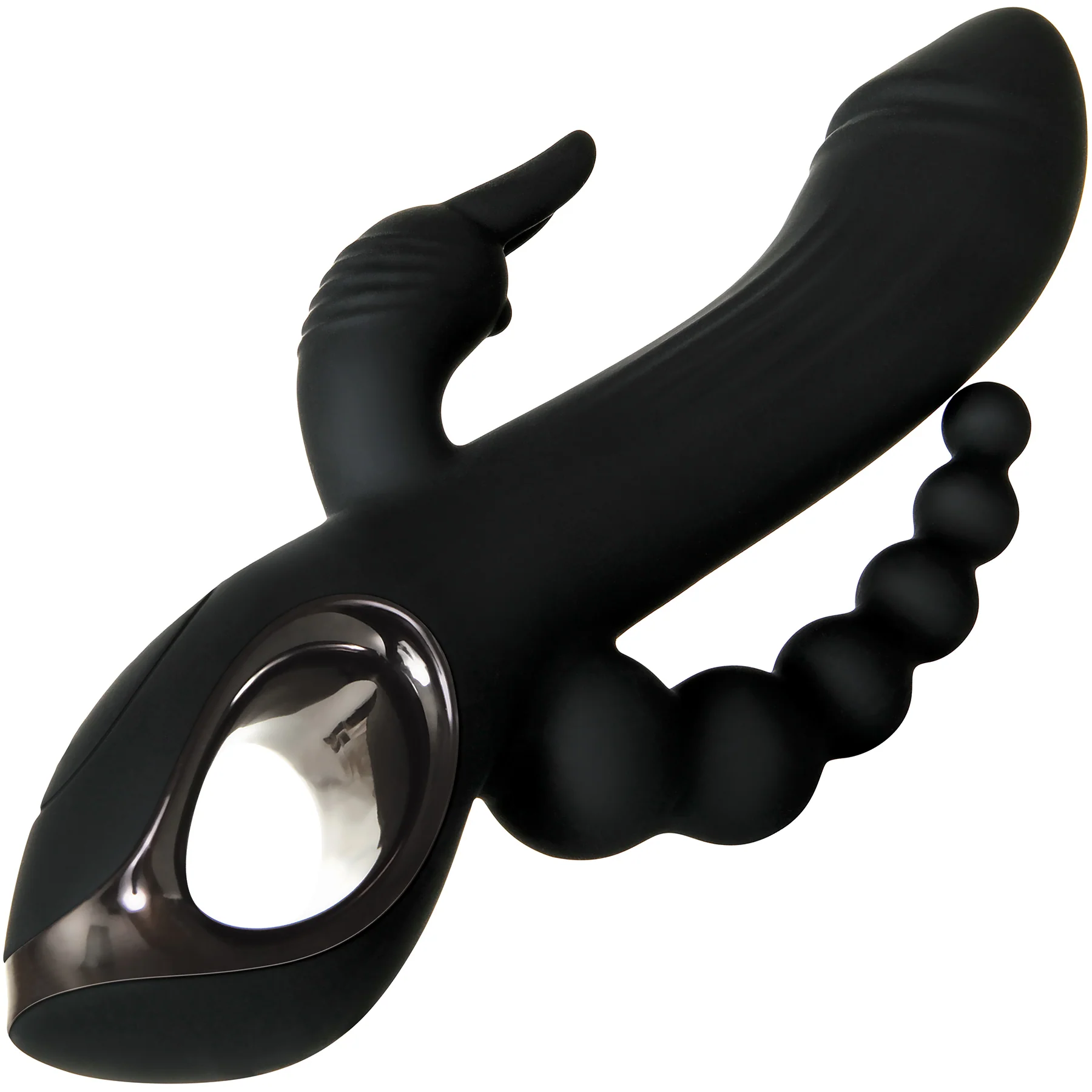 Trifecta Triple Stimulation Rechargeable Silicone Vibrator By Evolved Novelties - Image 5