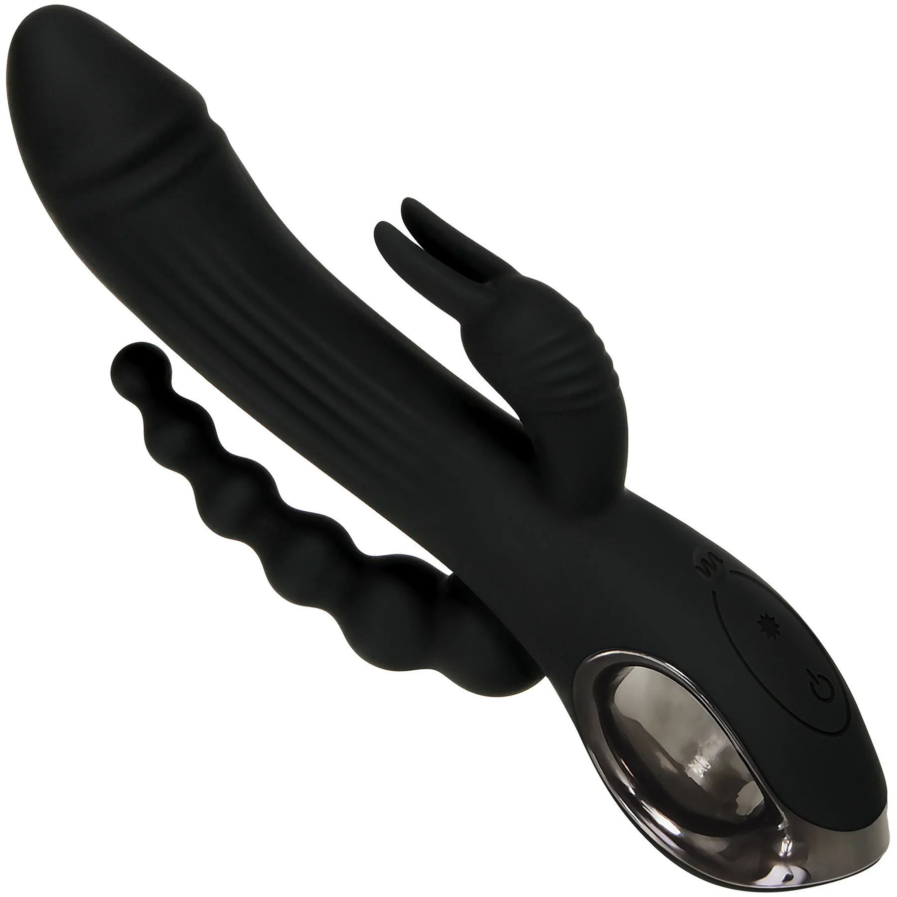 Trifecta Triple Stimulation Rechargeable Silicone Vibrator By Evolved Novelties - Image 7