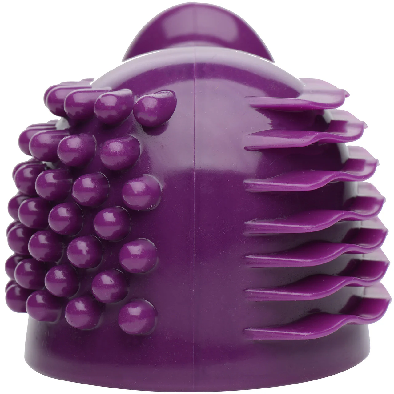 Triple Thrill 3 in 1 Silicone Wand Massager Attachment by Wand Essentials - Purple - Image 4