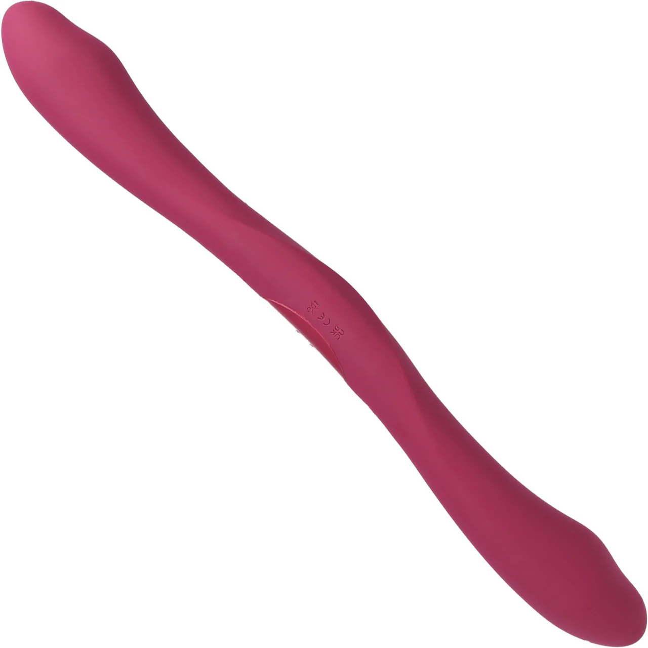 Tryst Duet Double Ended Vibrating Silicone Dildo With Remote By Doc Johnson - Berry - Image 4