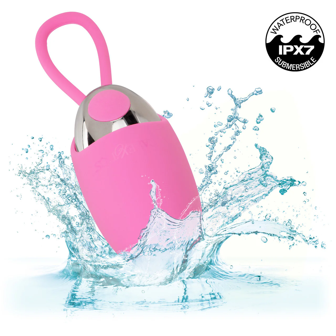 Turbo Buzz Bullet With Removable Silicone Sleeve - Rechargeable Vibrator By CalExotics - Pink - Image 7