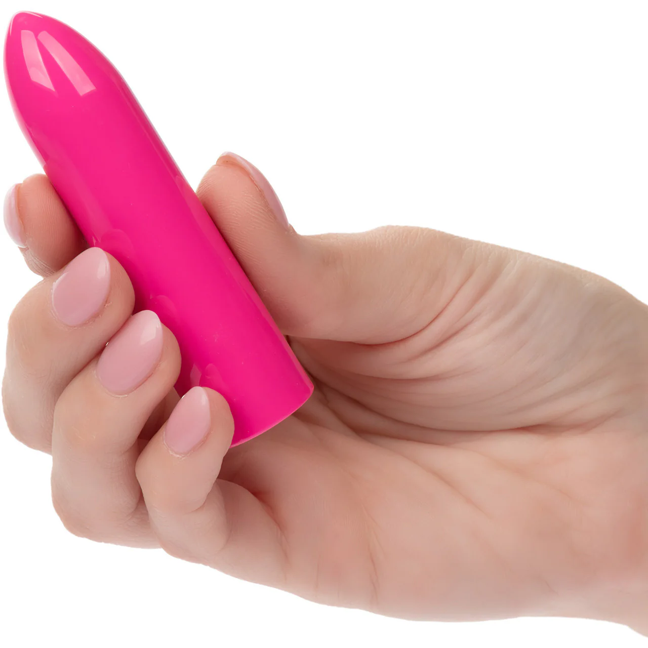 Turbo Buzz Classic Bullet Rechargeable Waterproof Vibrator By CalExotics - Pink - Image 2