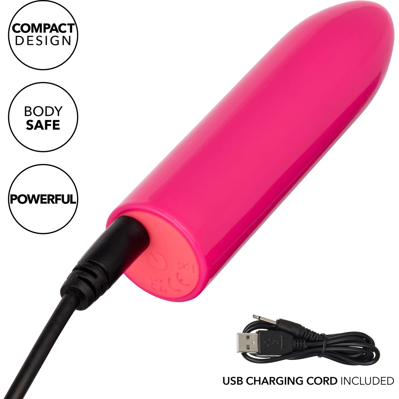 Turbo Buzz Classic Bullet Rechargeable Waterproof Vibrator By CalExotics - Pink - Image 5