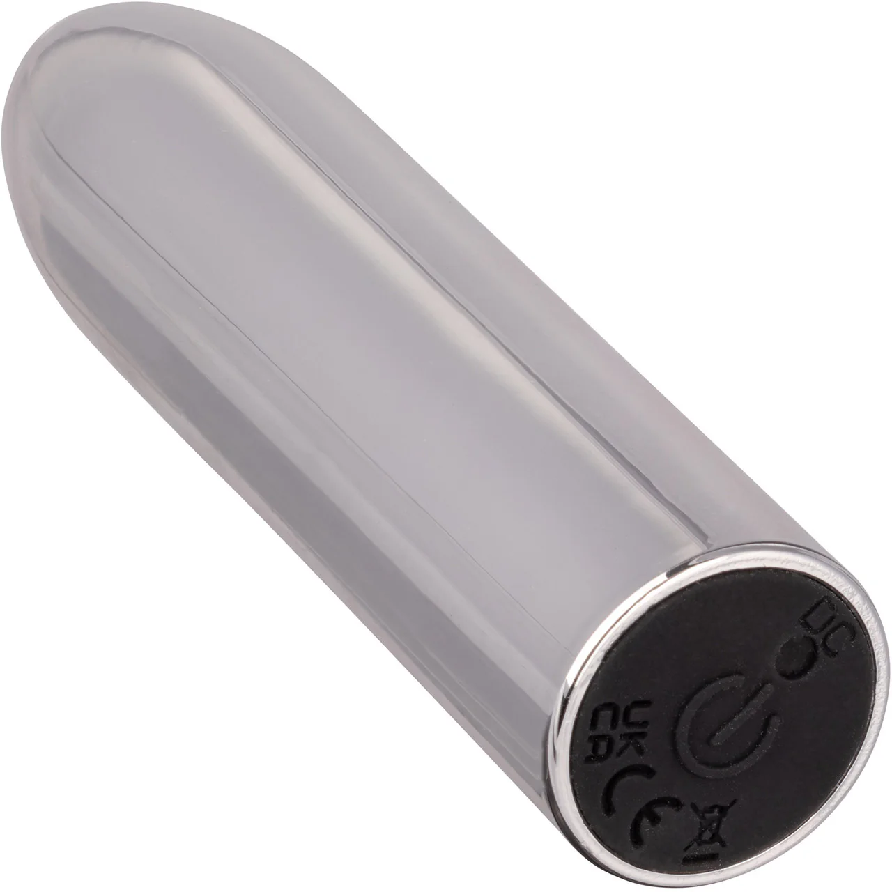 Turbo Buzz Classic Bullet Rechargeable Waterproof Vibrator By CalExotics - Silver - Image 4