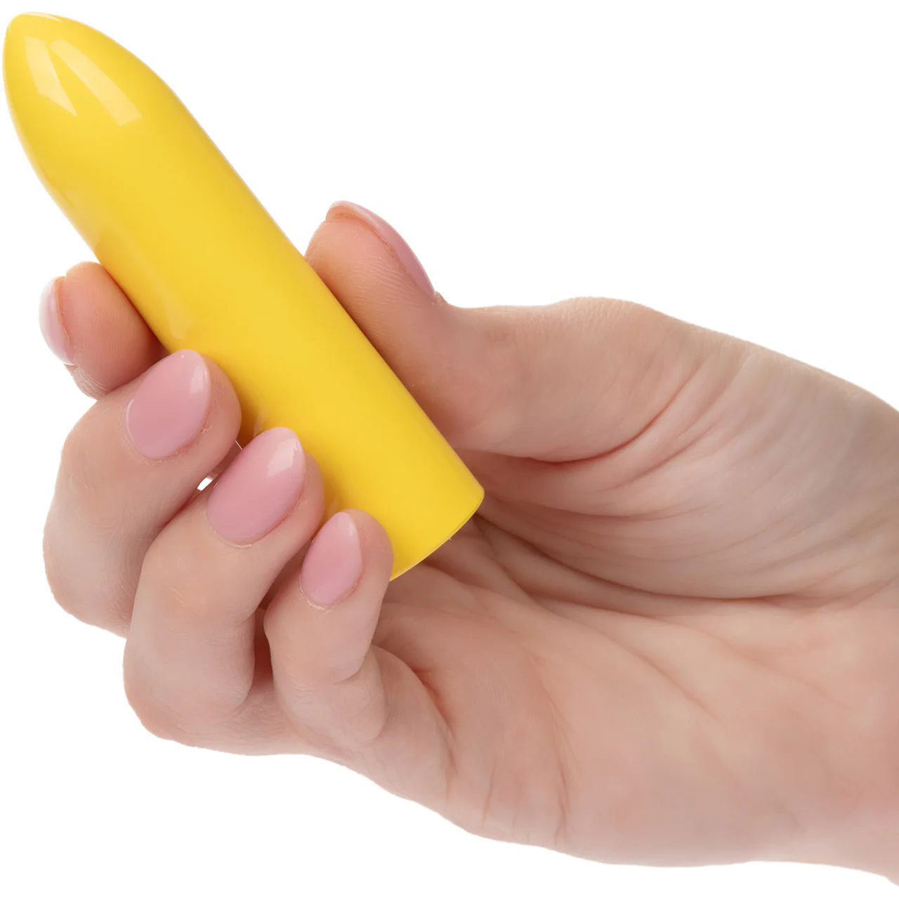 Turbo Buzz Classic Bullet Rechargeable Waterproof Vibrator By CalExotics - Yellow - Image 2